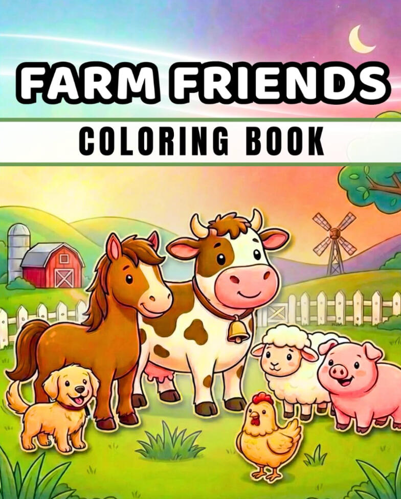 Cute Farm Friends (Ages 4–8)